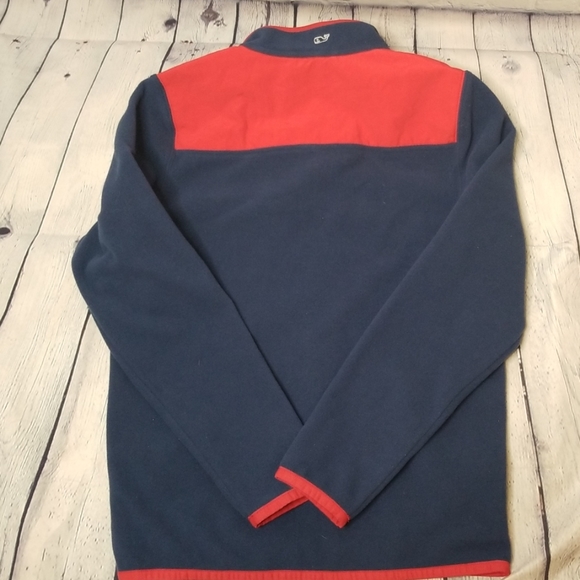 NWOT Boys Vineyard Vines fleece 1/4 snap pullover - Picture 6 of 6